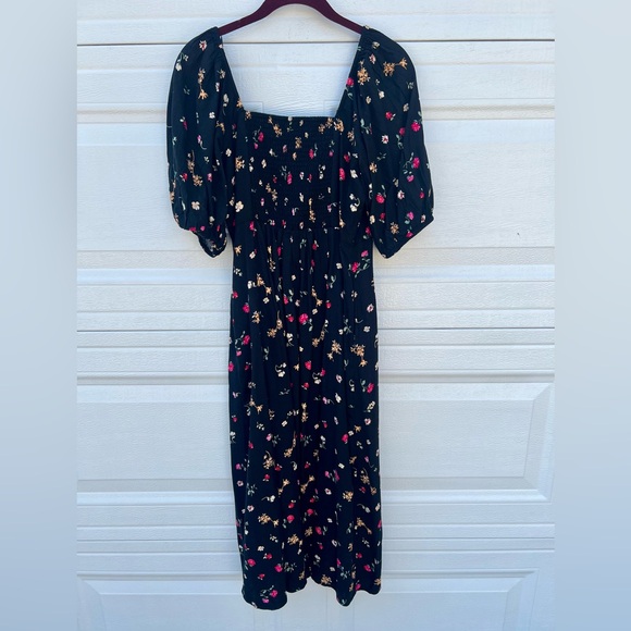 NWT OLD NAVY Fit and Flare Crepe Midi Dress - Picture 4 of 7